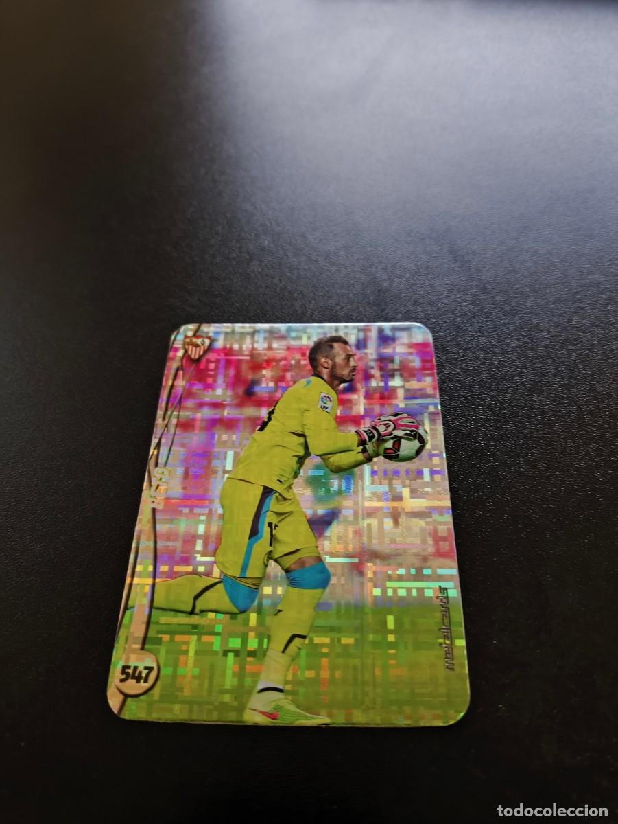 Cromos de F&uacute;tbol: 547 BETO SEVILLA BRILLO TETRIS PLATA TOP MUNDICROMO LIGA 2014 2015 14 15 NO PANINI ESTE