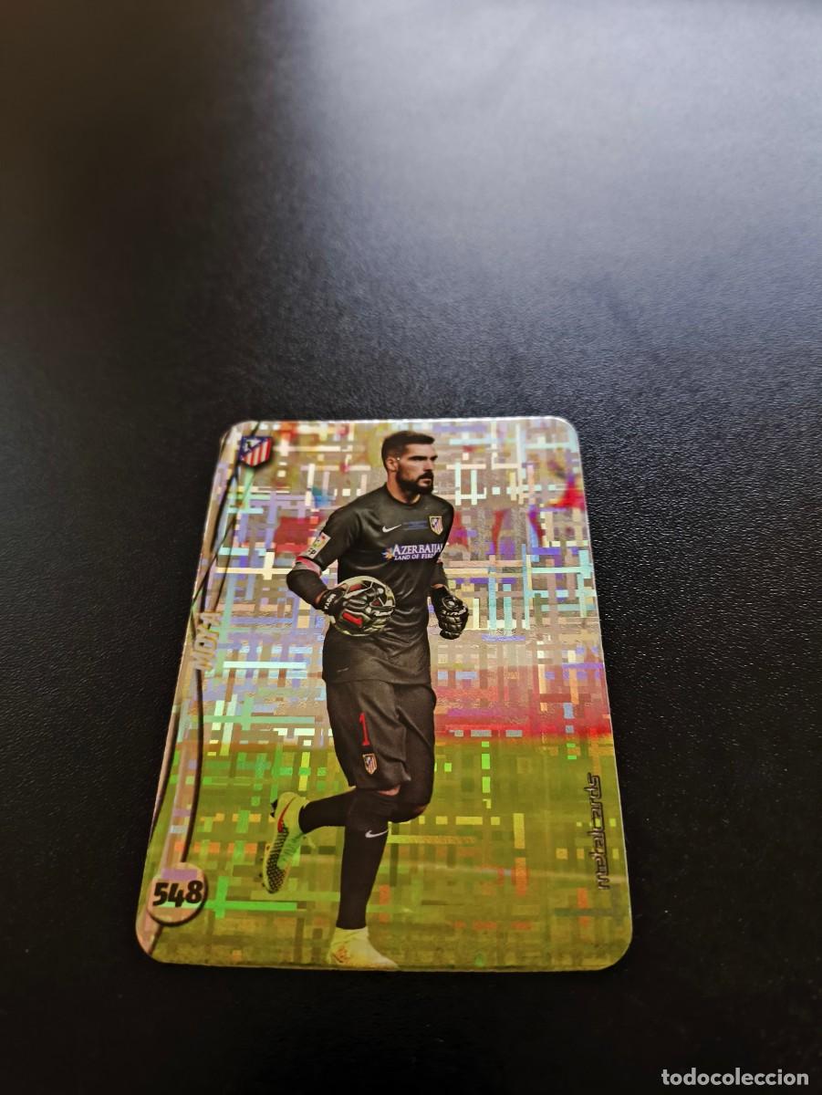 Cromos de F&uacute;tbol: 548 MOYA ATLETICO DE MADRID BRILLO TETRIS PLATA TOP MUNDICROMO LIGA 2014 2015 14 15 NO PANINI ESTE