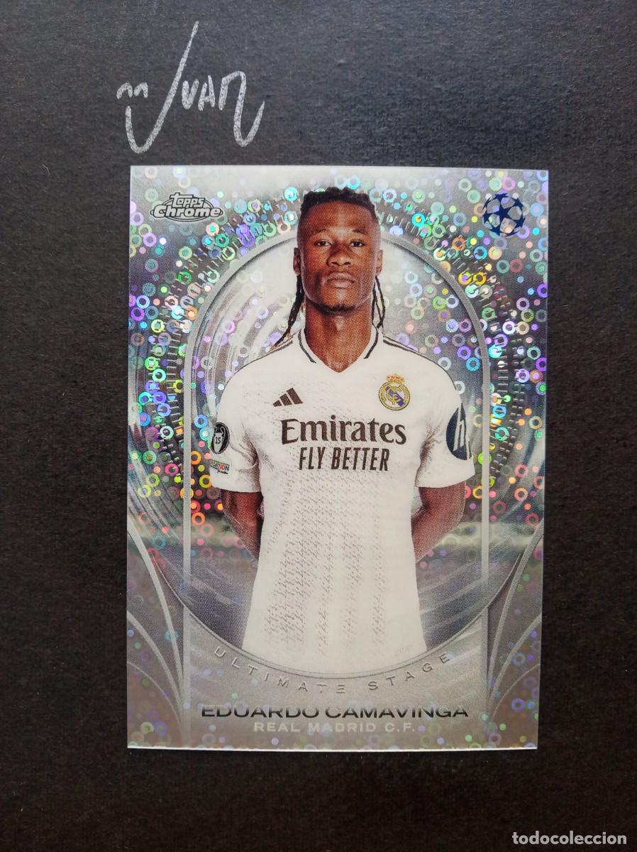 Football Stickers: 44 ULTIMATE STAGE CAMAVINGA REAL MADRID ⚽ TOPPS&reg; CHROME UEFA CLUB COMPETITIONS 2024 2025 24 25 NUEVO