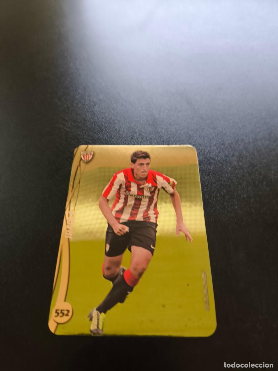 Cromos de F&uacute;tbol: 552 IRAOLA ATHLETIC BILBAO BRILLO LISO DORADO TOP MUNDICROMO LIGA 2014 2015 14 15 NO PANINI ESTE