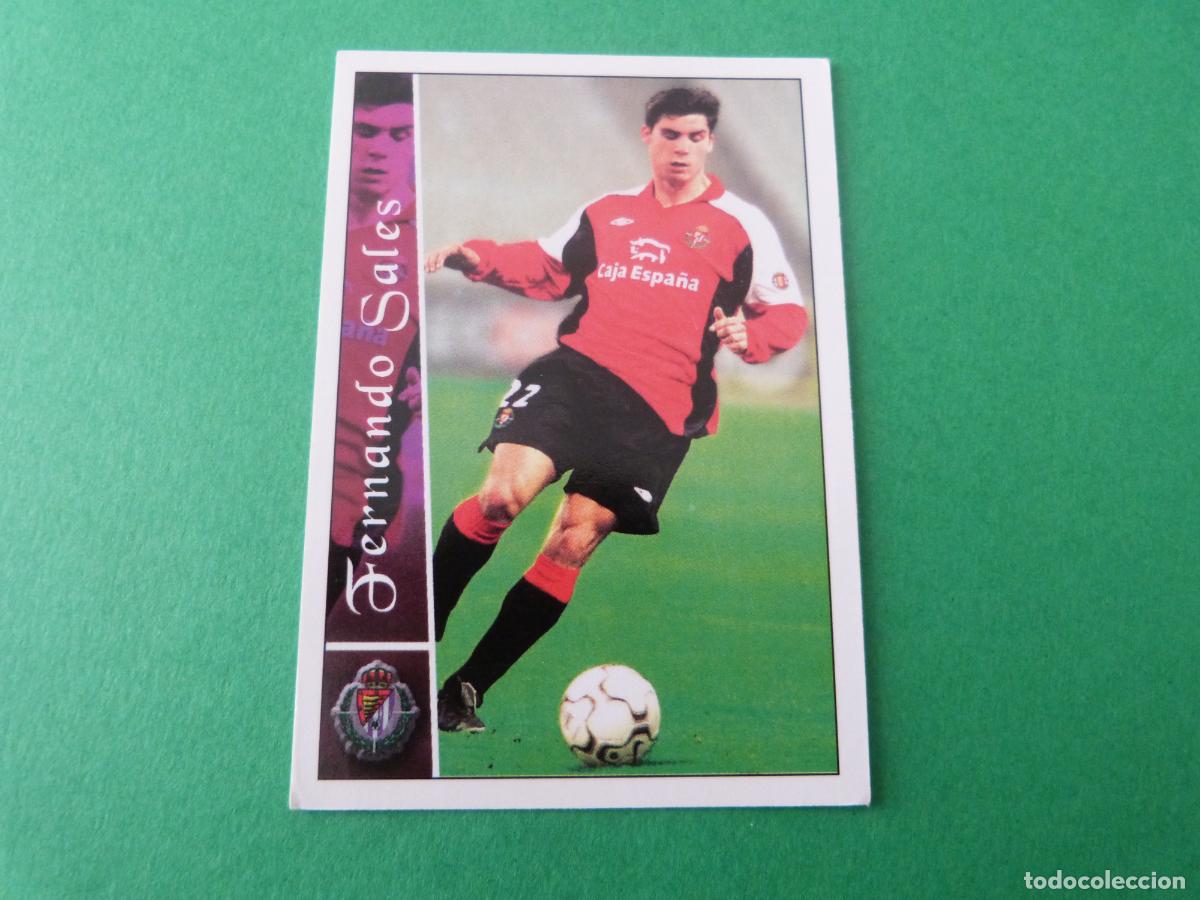 Cromos de F&uacute;tbol: TRADING CARD FUTBOL SALES REAL VALLADOLID N&ordm; 315 FICHAS LIGA MUNDICROMO 2003/02-03