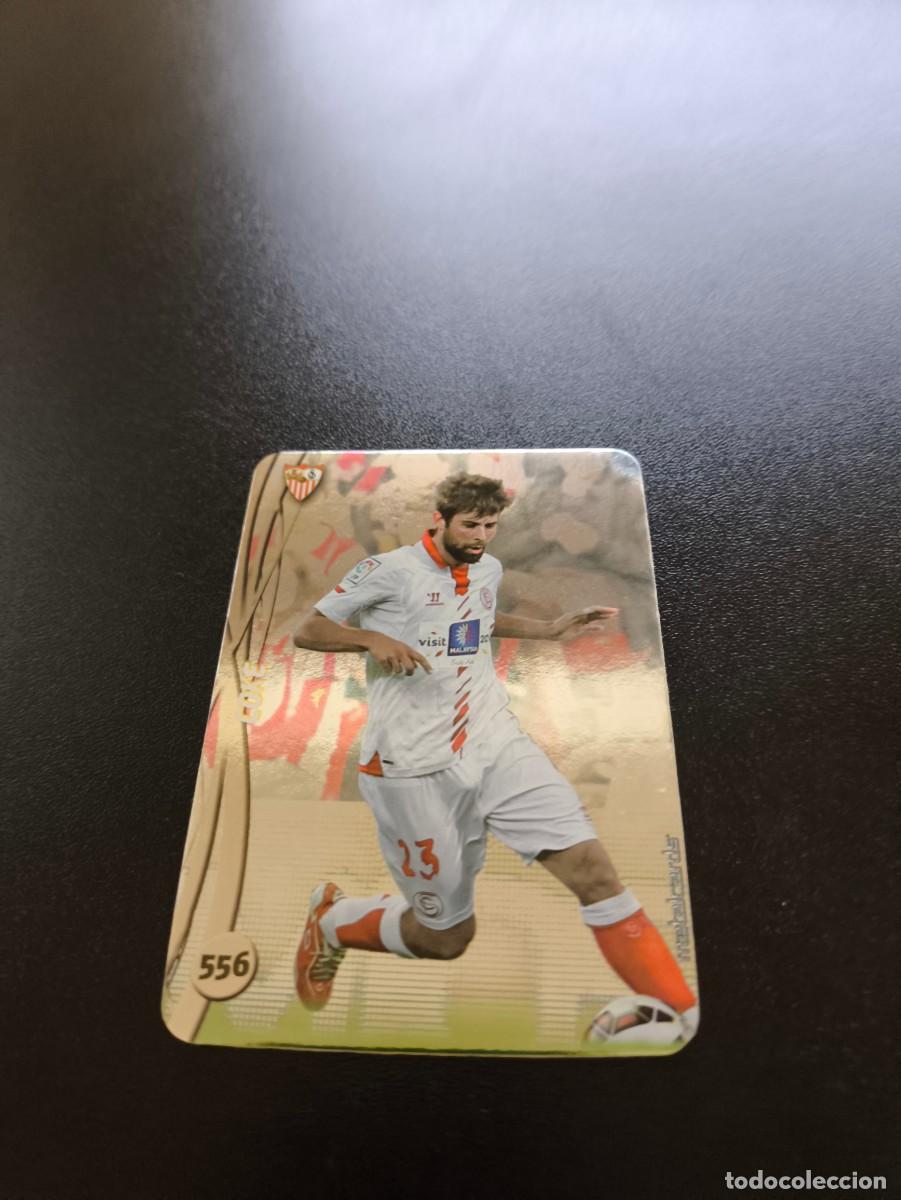 Cromos de F&uacute;tbol: 556 COKE SEVILLA BRILLO LISO PLATA TOP MUNDICROMO LIGA 2014 2015 14 15 NO PANINI ESTE