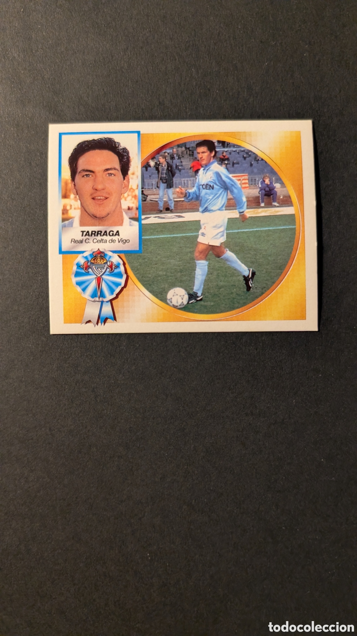 Fu&szlig;ball-Sticker: TARRAGA CELTA FICHAJE 6 LIGA ESTE 1994/95 NUNCA PEGADO SIN PEGAR