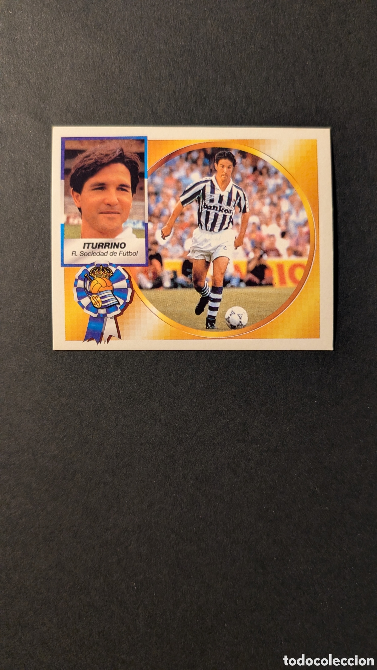 Fu&szlig;ball-Sticker: ITURRINO REAL SOCIEDAD FICHAJE 11 LIGA ESTE 1994/95 NUNCA PEGADO SIN PEGAR