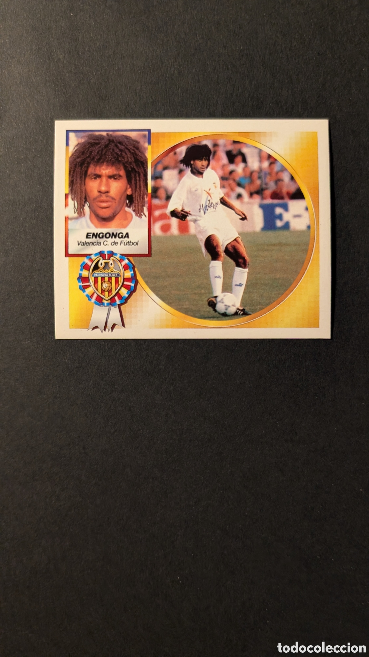 Fu&szlig;ball-Sticker: ENGONGA VALENCIA FICHAJE 13 LIGA ESTE 1994/95 NUNCA PEGADO SIN PEGAR