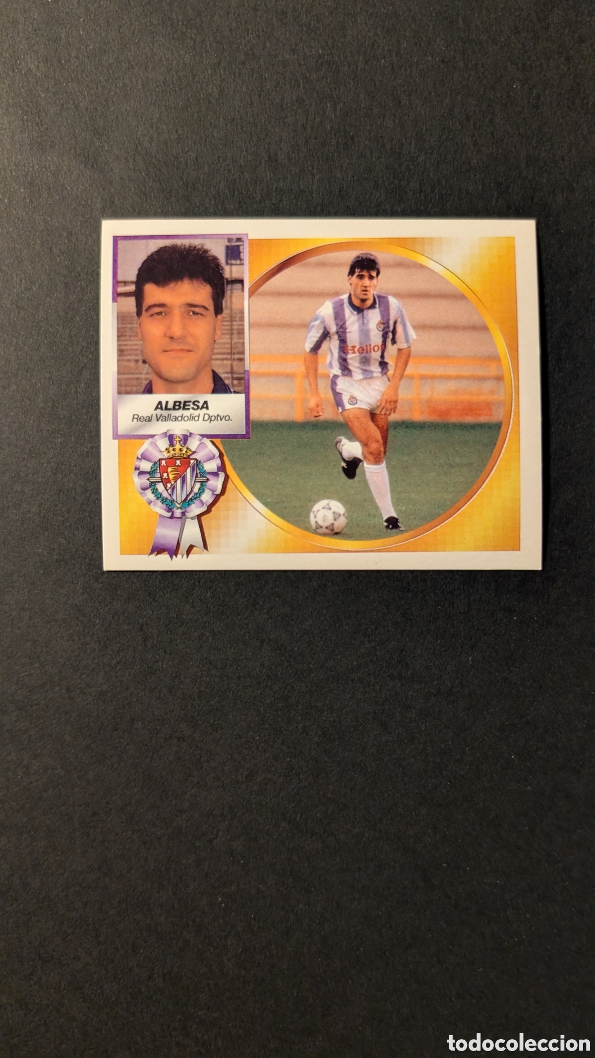 Figurine di Calcio: ALBESA VALLADOLID FICHAJE 16 VERSION LIGA ESTE 1994/95 NUNCA PEGADO SIN PEGAR