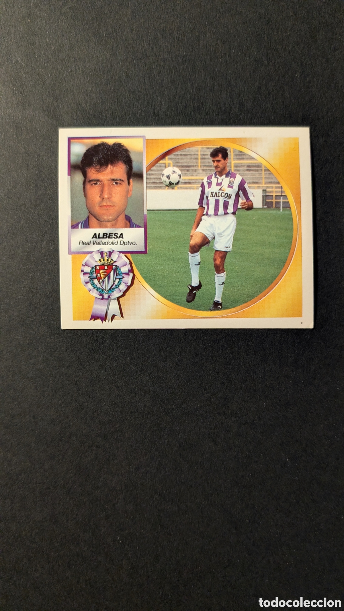 Fu&szlig;ball-Sticker: ALBESA VALLADOLID FICHAJE 16 VERSION LIGA ESTE 1994/95 NUNCA PEGADO SIN PEGAR