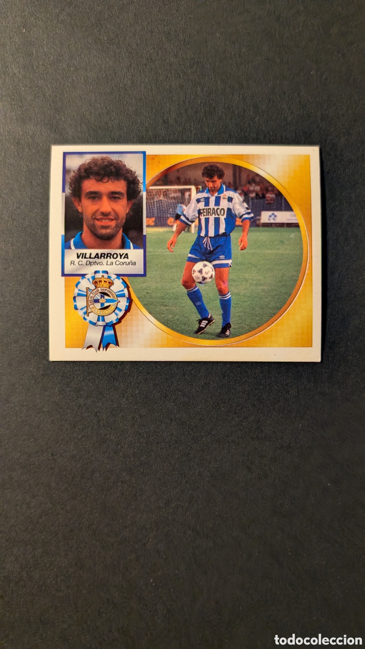 Fu&szlig;ball-Sticker: VILLARROYA DEPORTIVO FICHAJE 21 VERSION LIGA ESTE 1994/95 NUNCA PEGADO SIN PEGAR