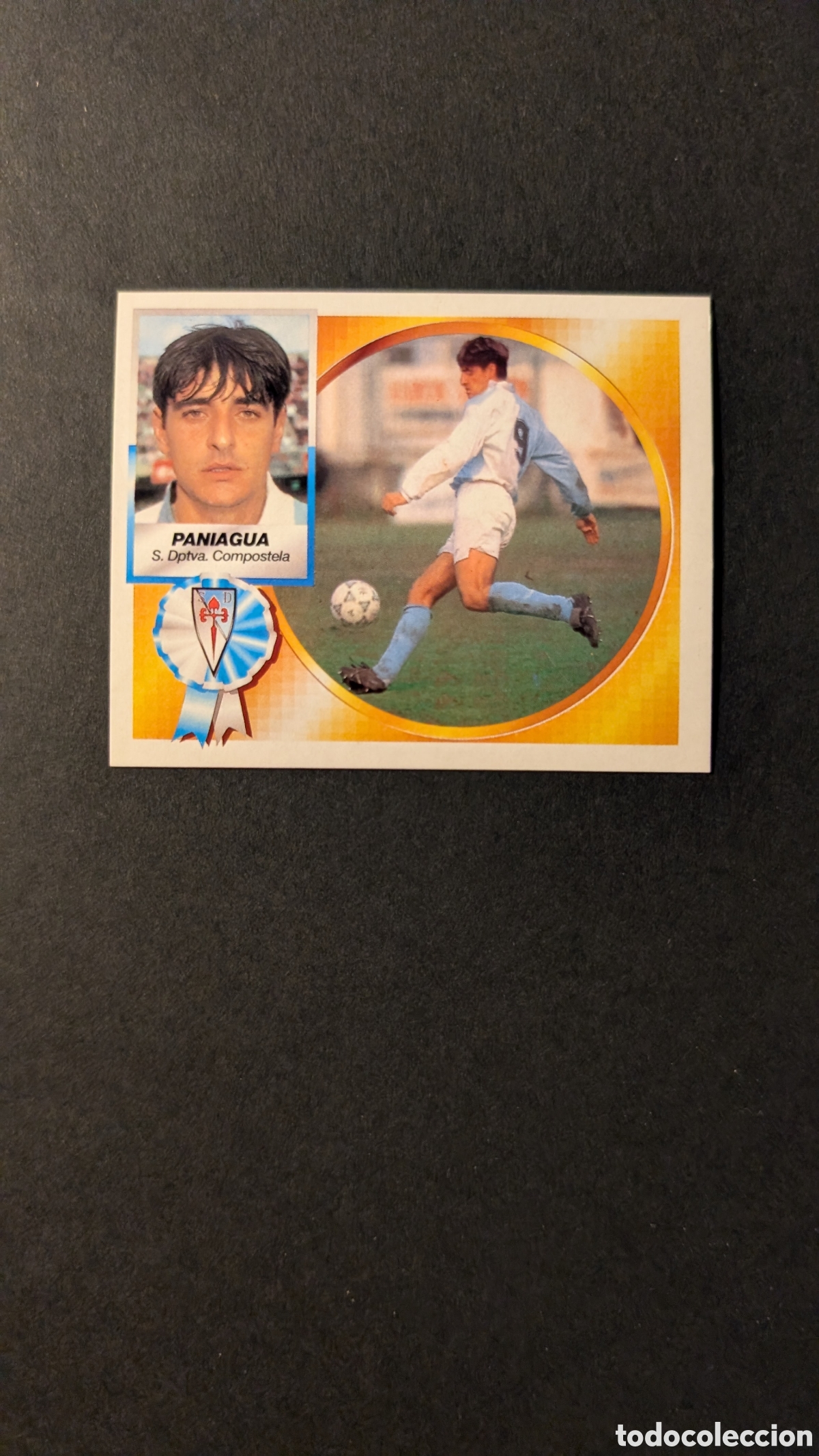 Fu&szlig;ball-Sticker: PANIAGUA COMPOSTELA FICHAJE 26 LIGA ESTE 1994/95 NUNCA PEGADO SIN PEGAR