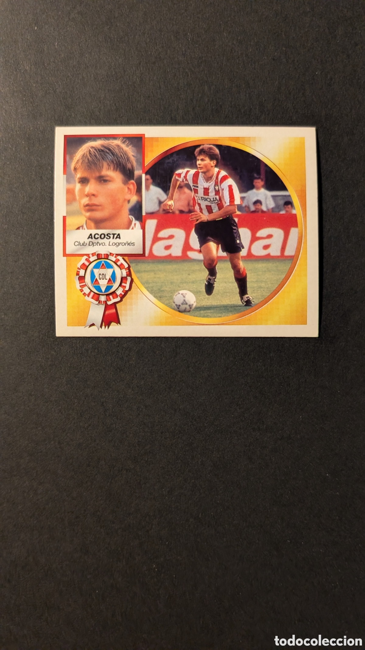 Figurine di Calcio: ACOSTA LOGRO&Ntilde;ES FICHAJE 32 LIGA ESTE 1994/95 NUNCA PEGADO SIN PEGAR