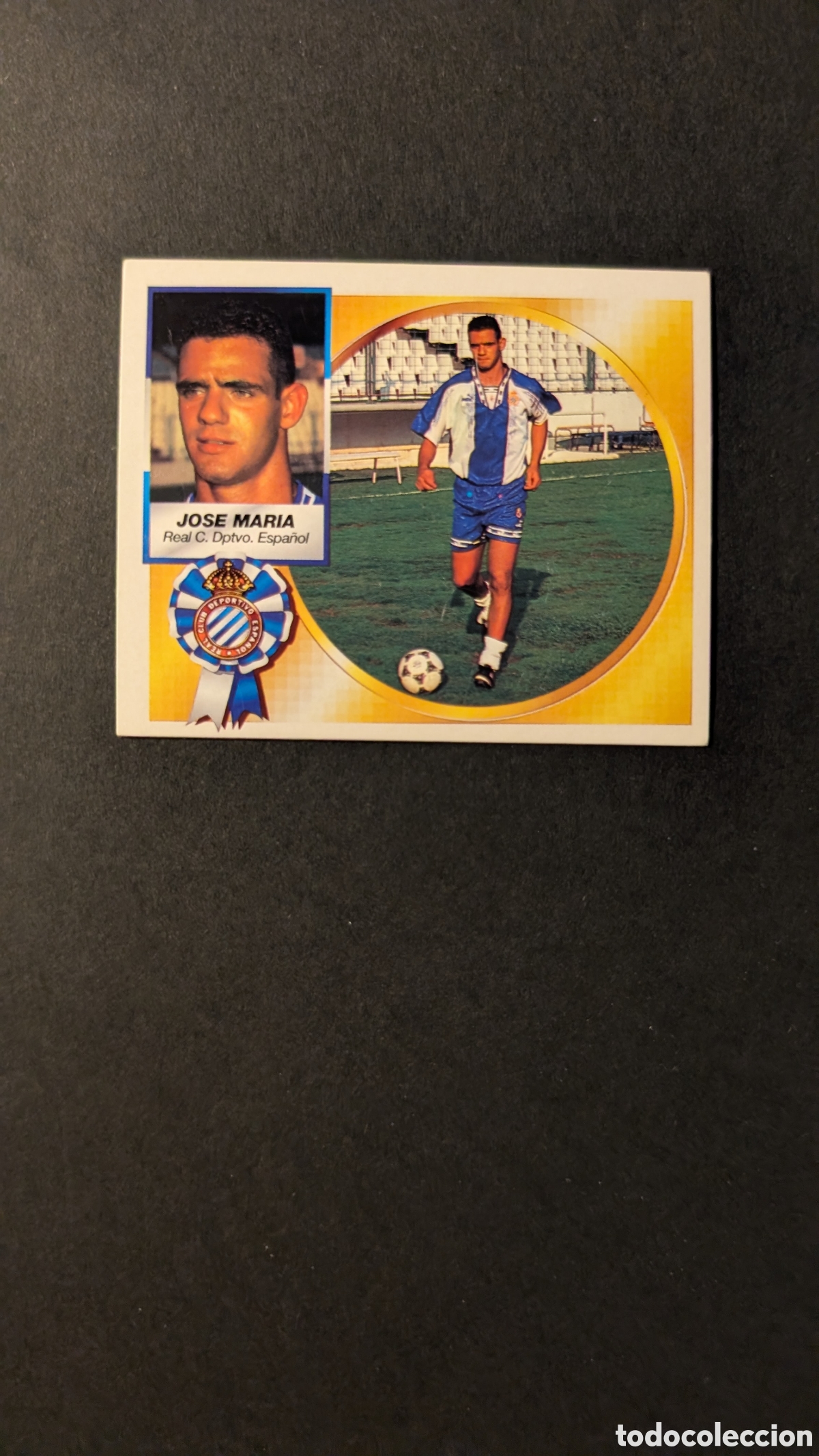 Fu&szlig;ball-Sticker: JOSE MARIA ESPA&Ntilde;OL FICHAJE 34 LIGA ESTE 1994/95 NUNCA PEGADO SIN PEGAR