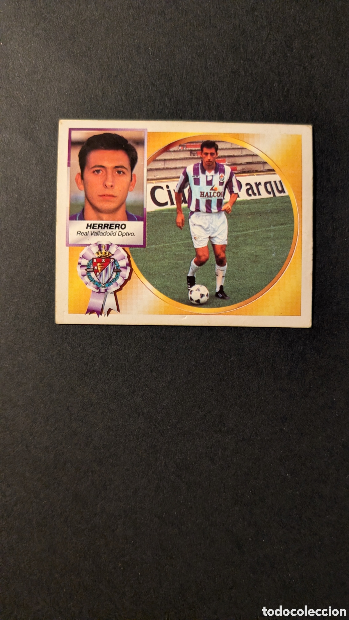 Fu&szlig;ball-Sticker: HERRERO VALLADOLID FICHAJE 4 BIS LIGA ESTE 1994/95 NUNCA PEGADO SIN PEGAR