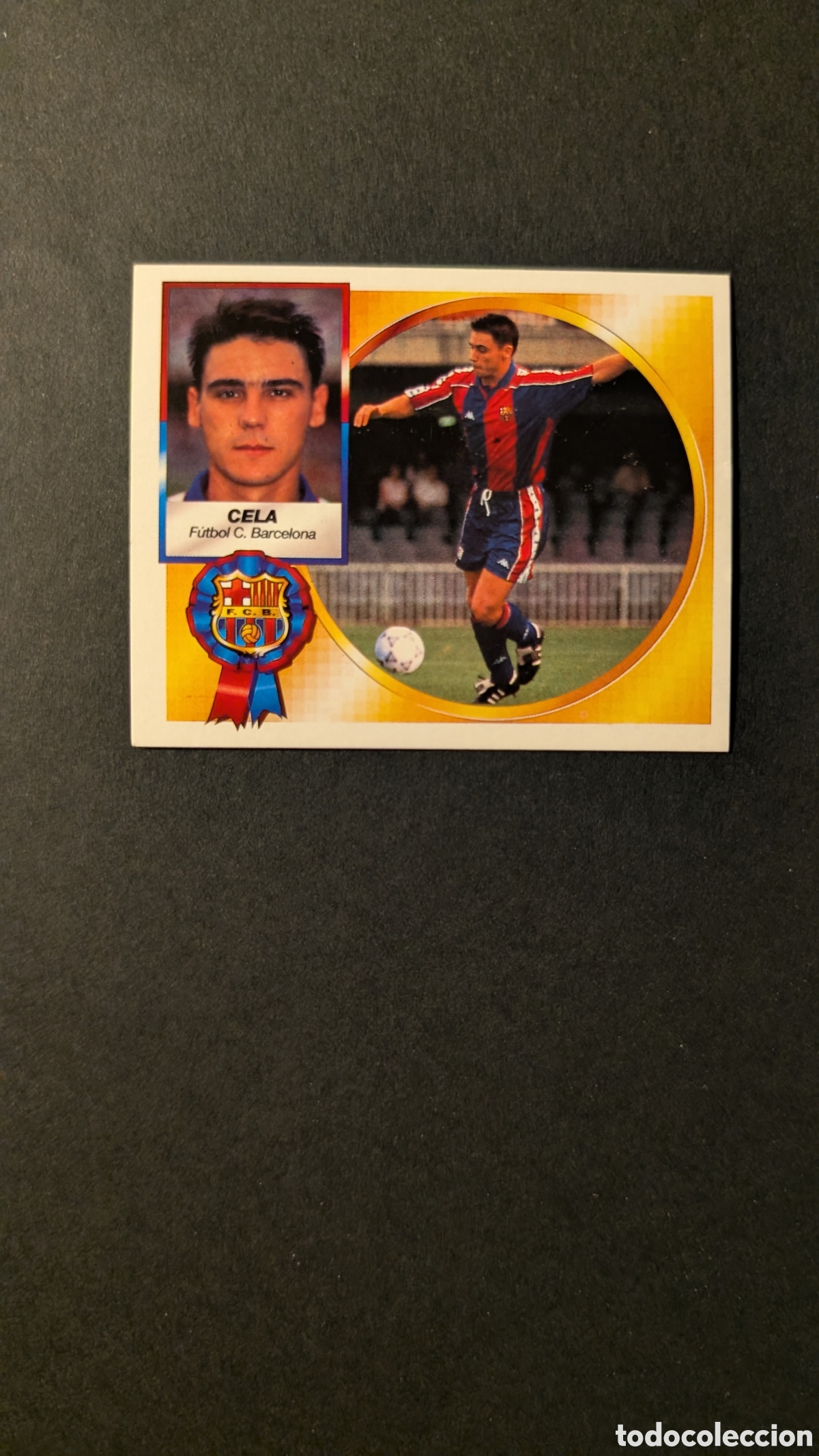 Fu&szlig;ball-Sticker: CELA BARCELONA FICHAJE 5 BIS LIGA ESTE 1994/95 NUNCA PEGADO SIN PEGAR