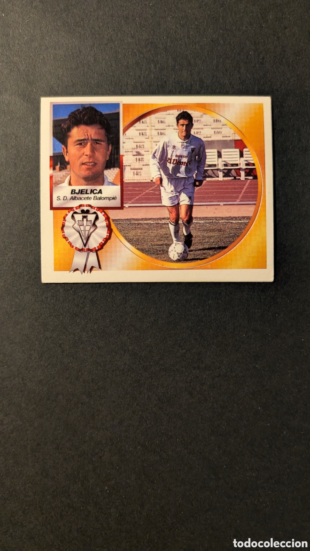 Cartes &agrave; collectionner de Football: BJELICA ALBACETE COLOCA LIGA ESTE 1994/95 NUNCA PEGADO SIN PEGAR