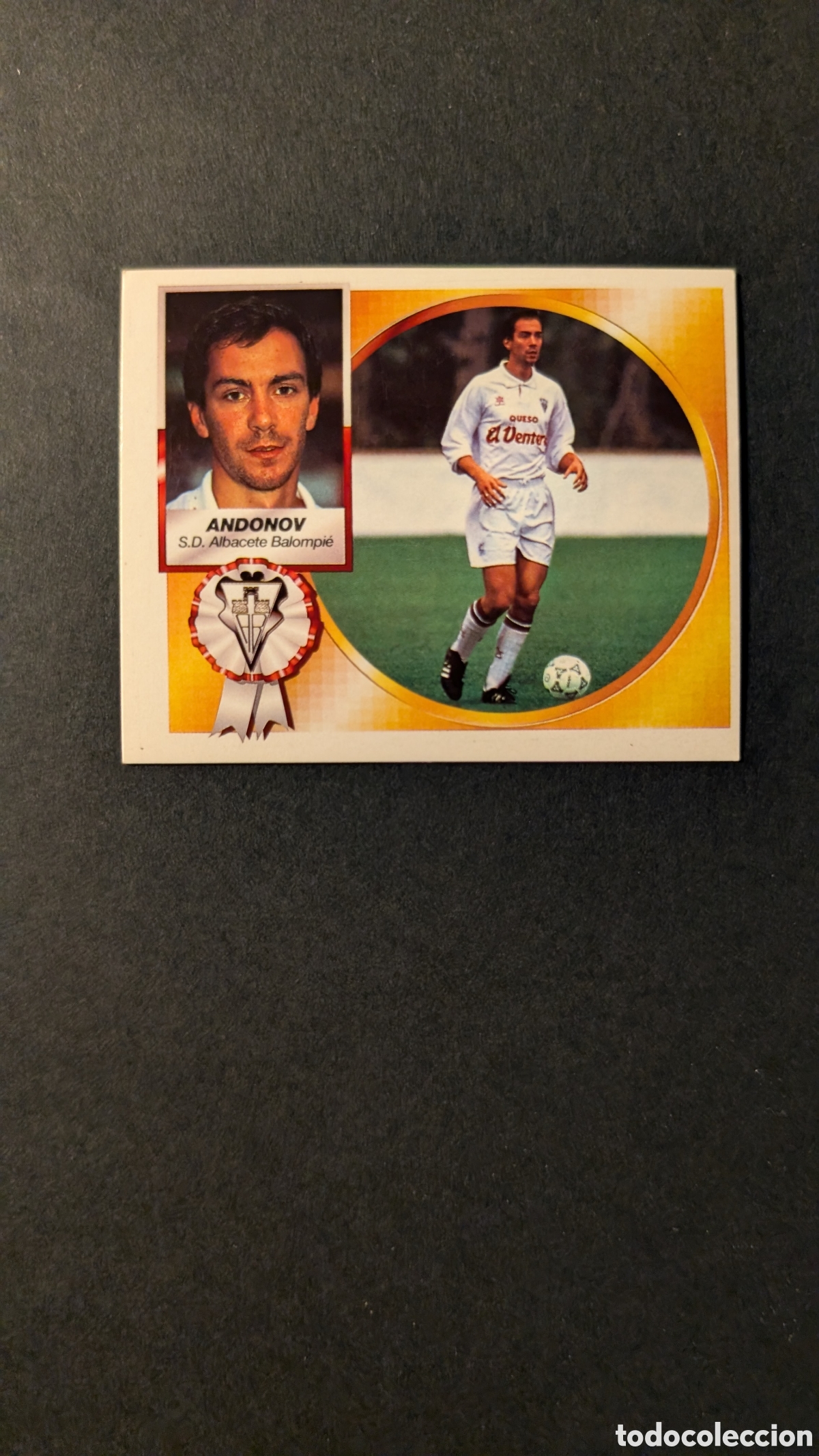 Cartes &agrave; collectionner de Football: ANDONOV ALBACETE COLOCA LIGA ESTE 1994/95 NUNCA PEGADO SIN PEGAR
