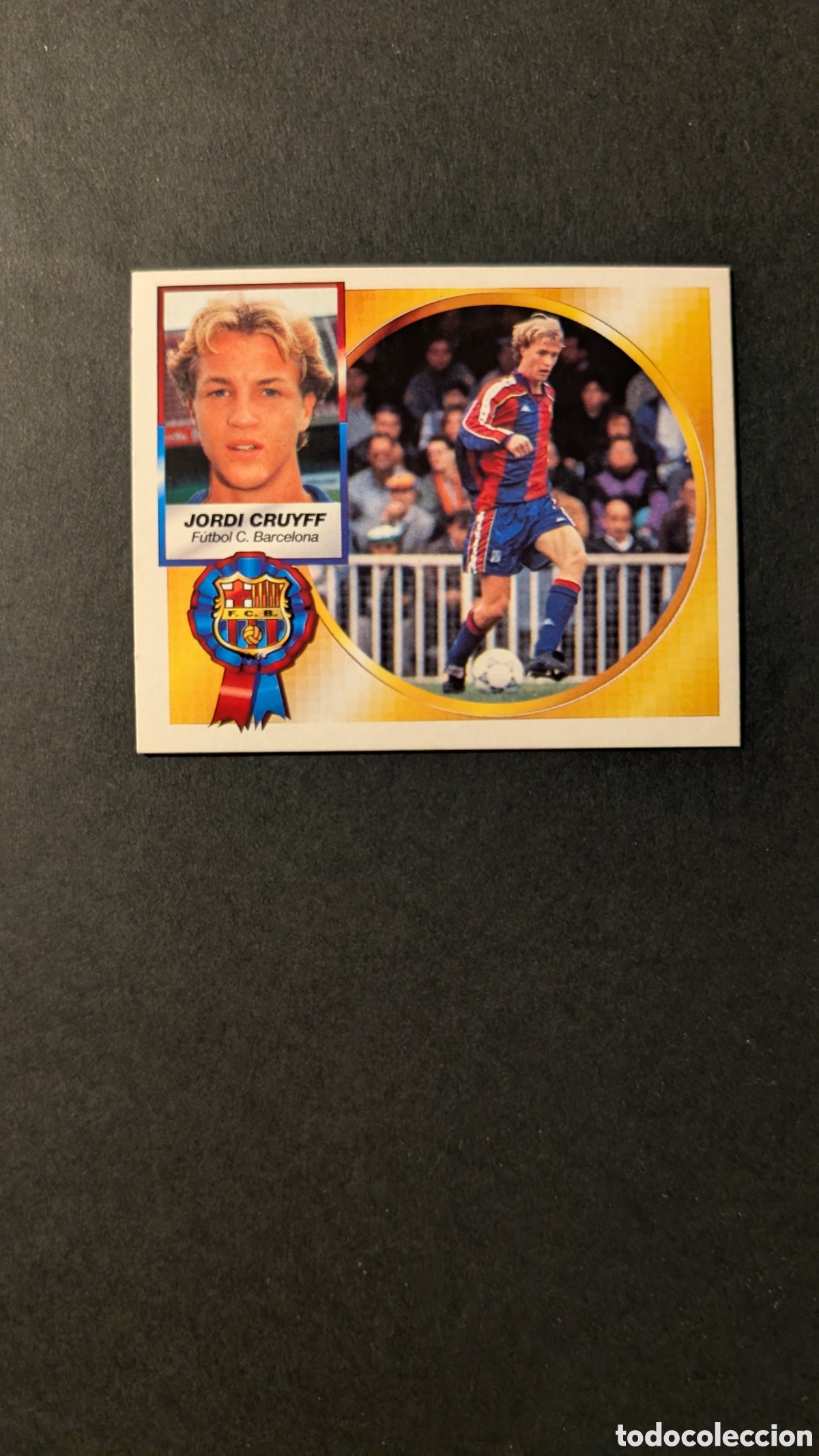 Cromos de F&uacute;tbol: JORDI CRUYFF BARCELONA COLOCA LIGA ESTE 1994/95 NUNCA PEGADO SIN PEGAR
