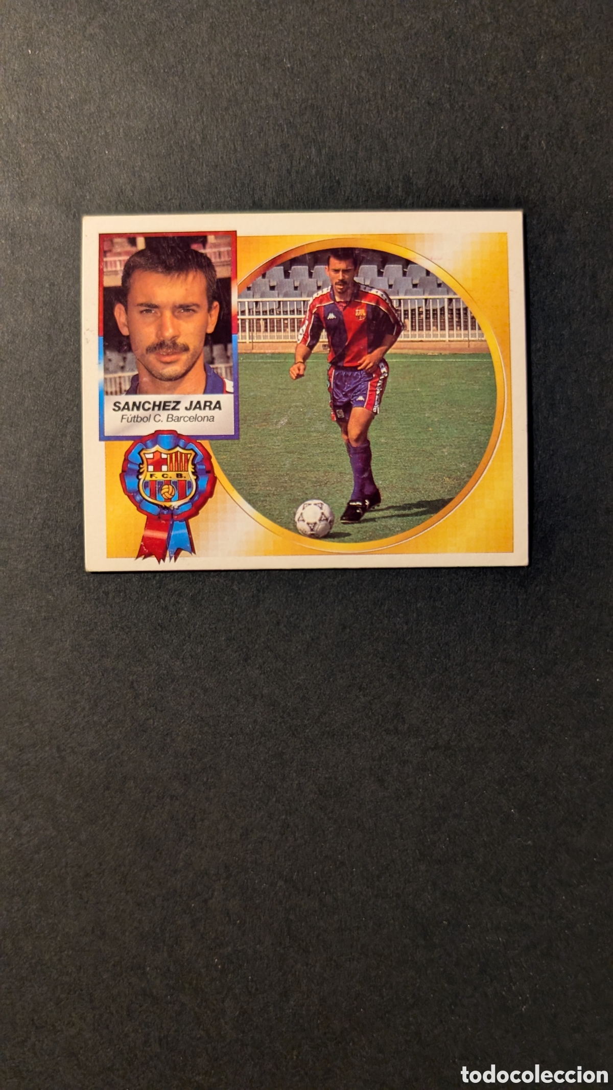 Cromos de F&uacute;tbol: SANCHEZ JARA BARCELONA COLOCA LIGA ESTE 1994/95 NUNCA PEGADO SIN PEGAR