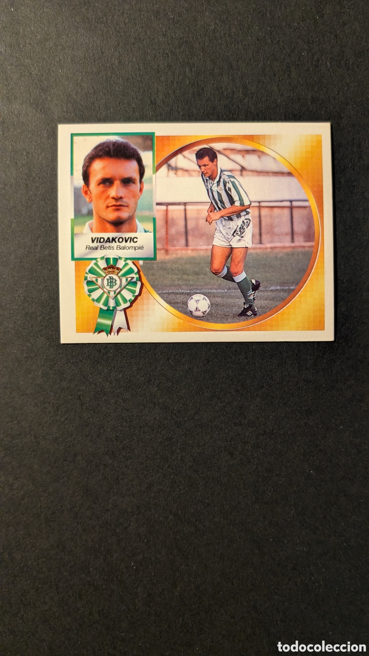 Cromos de F&uacute;tbol: VIDAKOVIC BETIS COLOCA LIGA ESTE 1994/95 NUNCA PEGADO SIN PEGAR