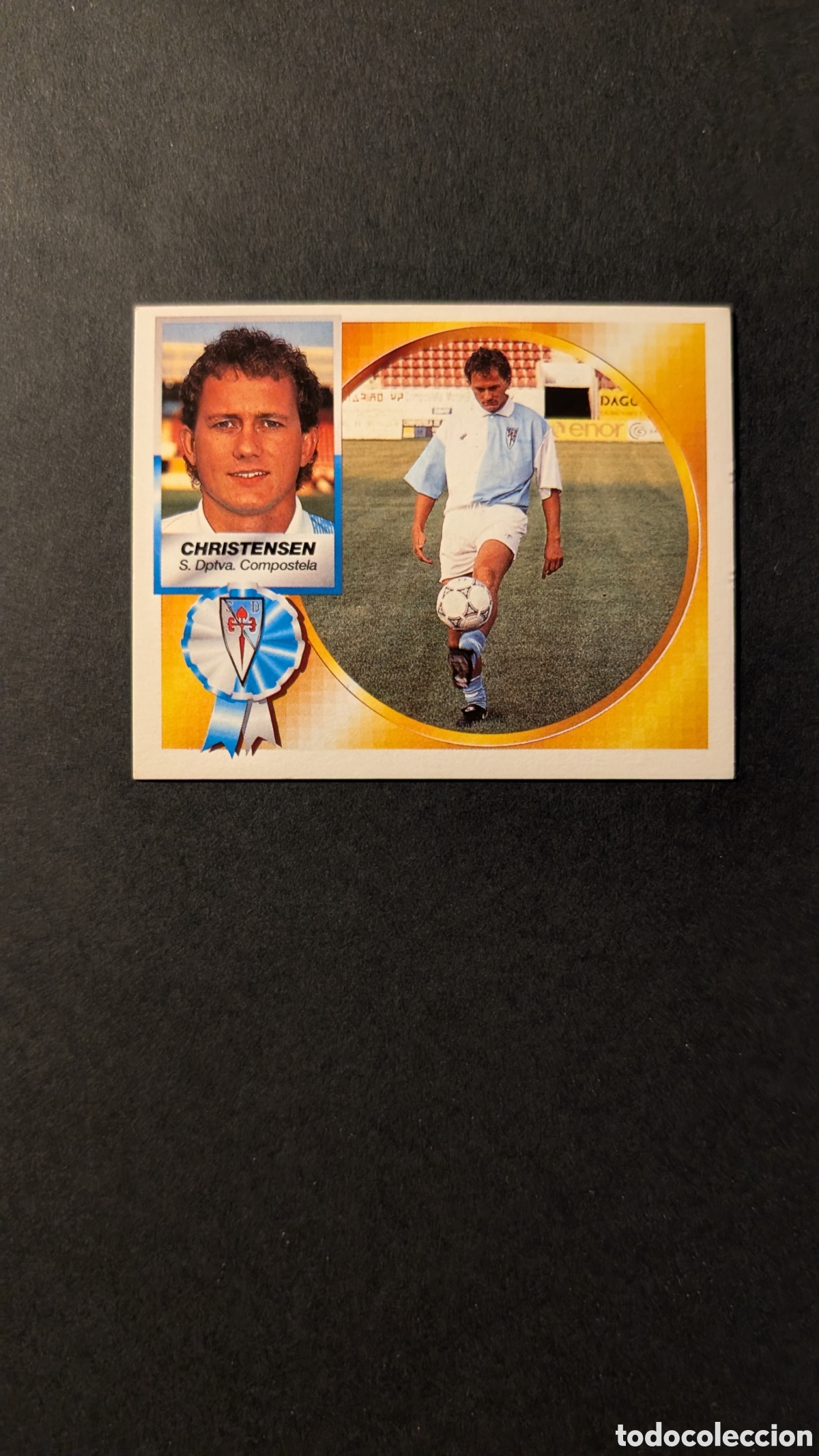 Cartes &agrave; collectionner de Football: CHRISTIENSEN COMPOSTELA COLOCA LIGA ESTE 1994/95 NUNCA PEGADO SIN PEGAR