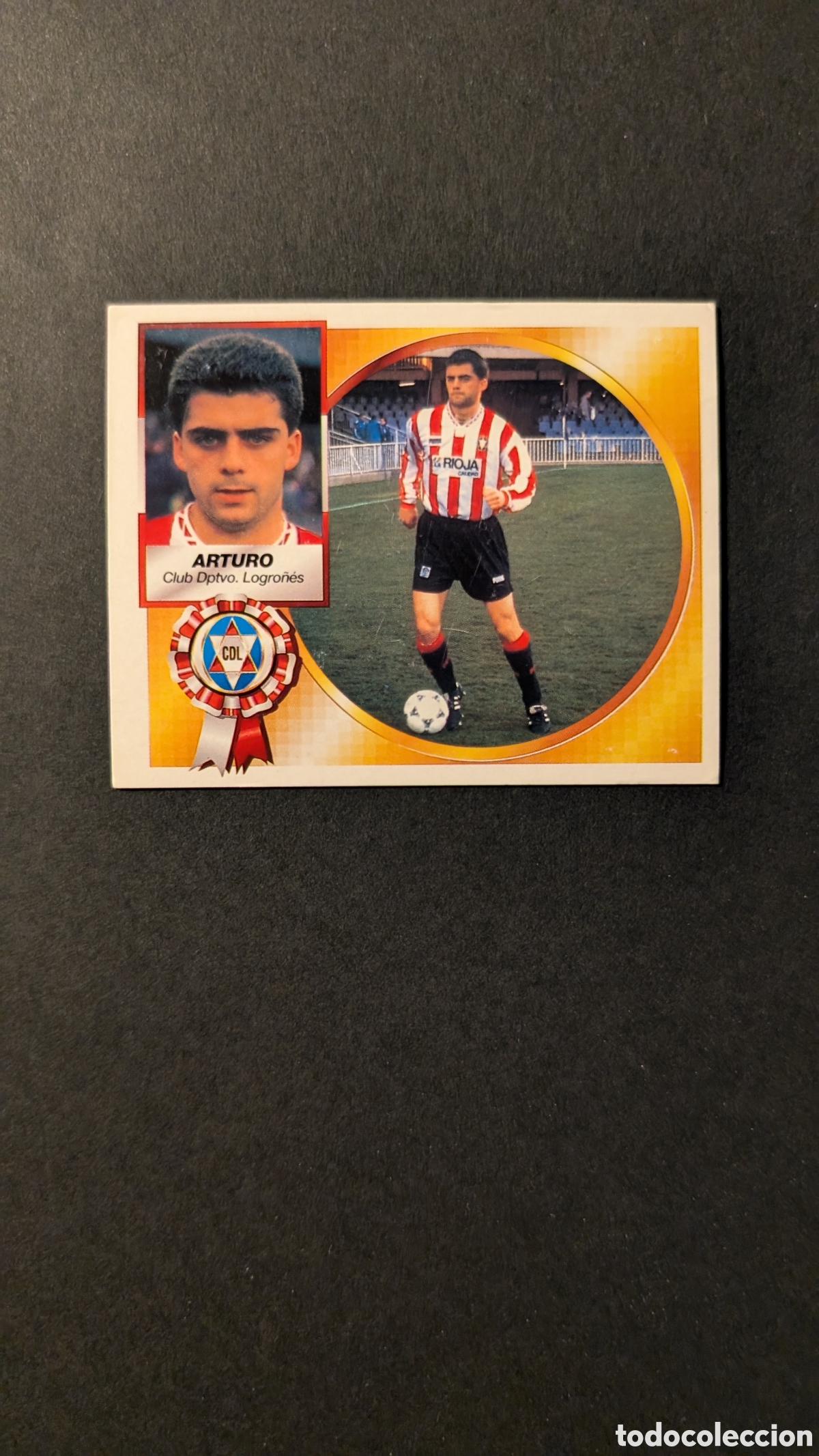 Cromos de F&uacute;tbol: ARTURO LOGRO&Ntilde;ES COLOCA LIGA ESTE 1994/95 NUNCA PEGADO SIN PEGAR