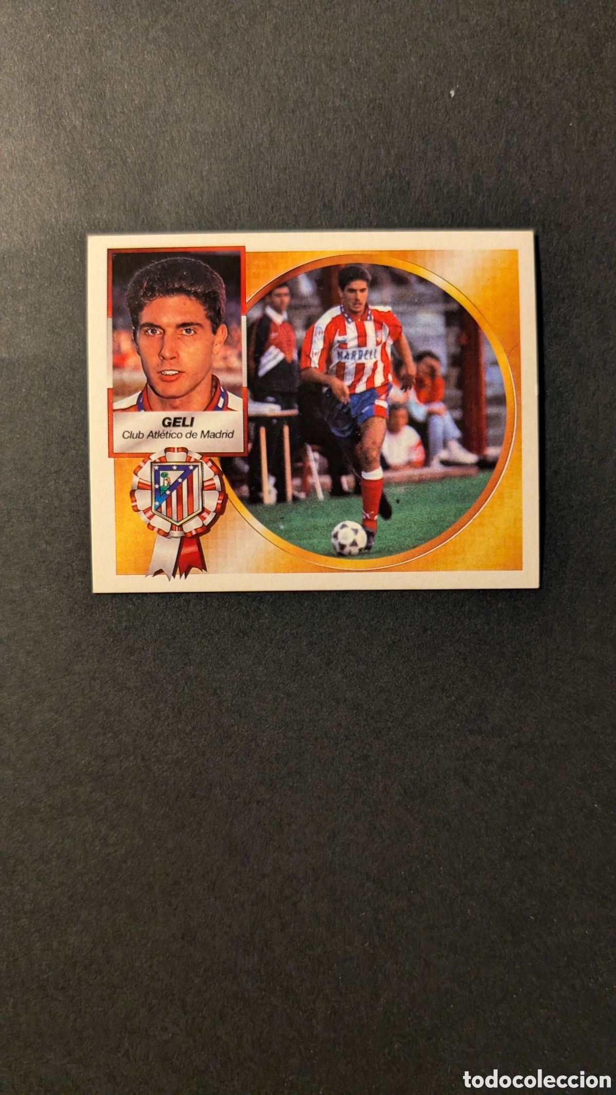 Cromos de F&uacute;tbol: GELI ATLETICO MADRID COLOCA LIGA ESTE 1994/95 NUNCA PEGADO SIN PEGAR