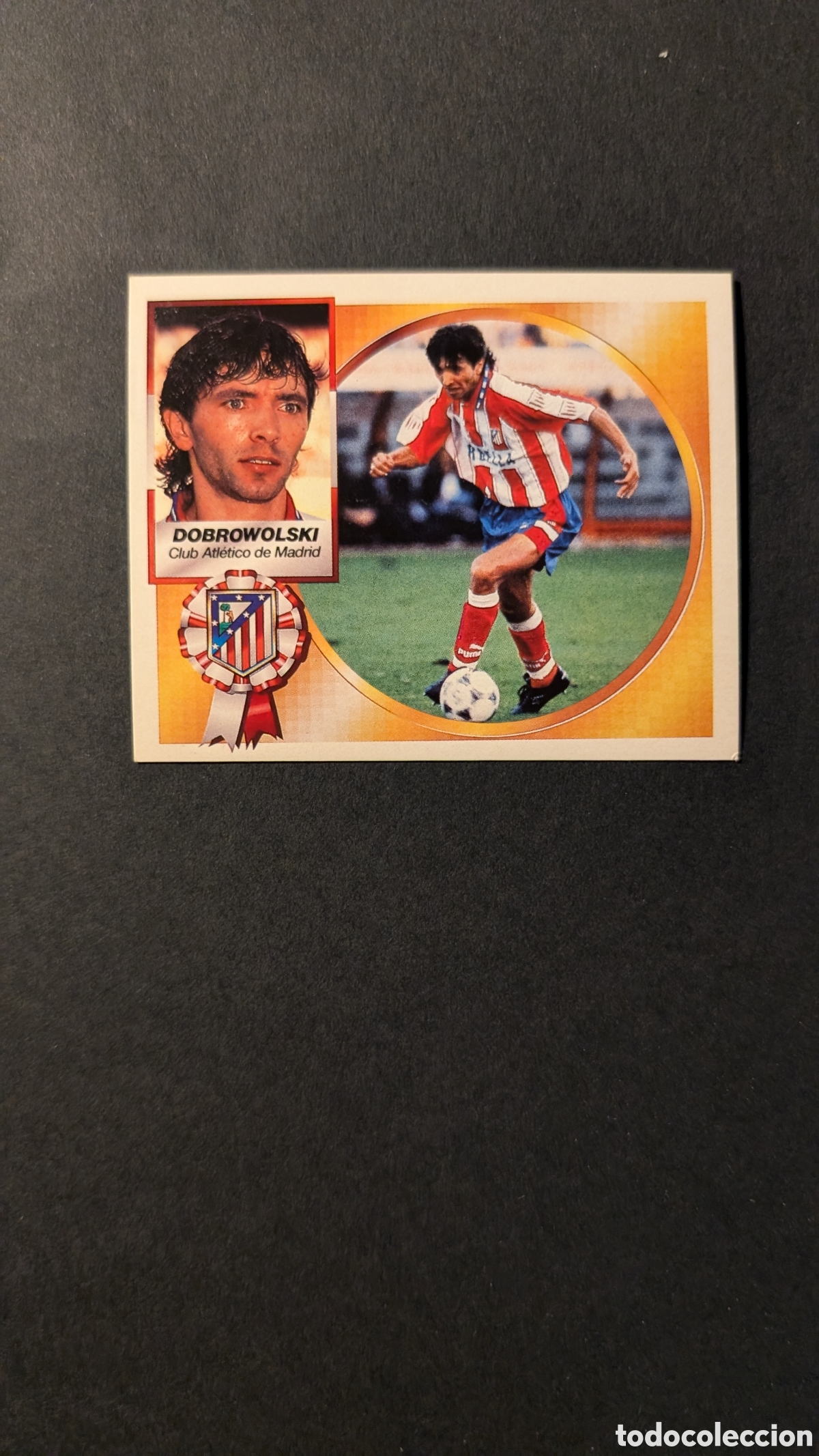 Cromos de F&uacute;tbol: DOBROWOLSKI ATLETICO MADRID COLOCA LIGA ESTE 1994/95 NUNCA PEGADO SIN PEGAR