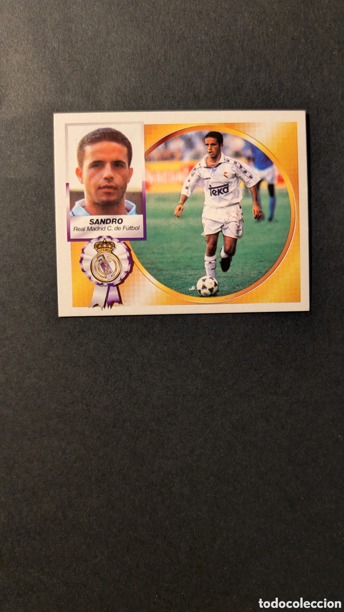 Cromos de F&uacute;tbol: SANDRO REAL MADRID COLOCA LIGA ESTE 1994/95 NUNCA PEGADO SIN PEGAR