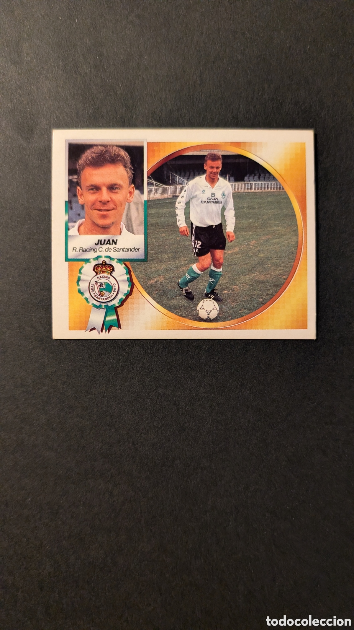 Cromos de F&uacute;tbol: JUAN RACING SANTANDER COLOCA LIGA ESTE 1994/95 NUNCA PEGADO SIN PEGAR