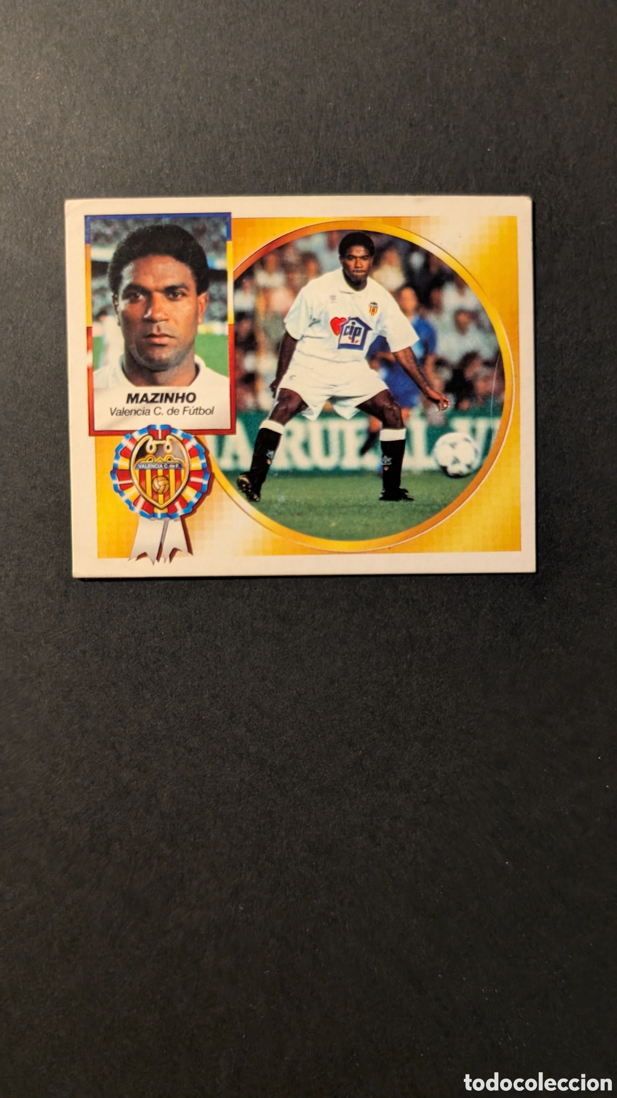 Cromos de F&uacute;tbol: MAZINHO VALENCIA COLOCA LIGA ESTE 1994/95 NUNCA PEGADO SIN PEGAR