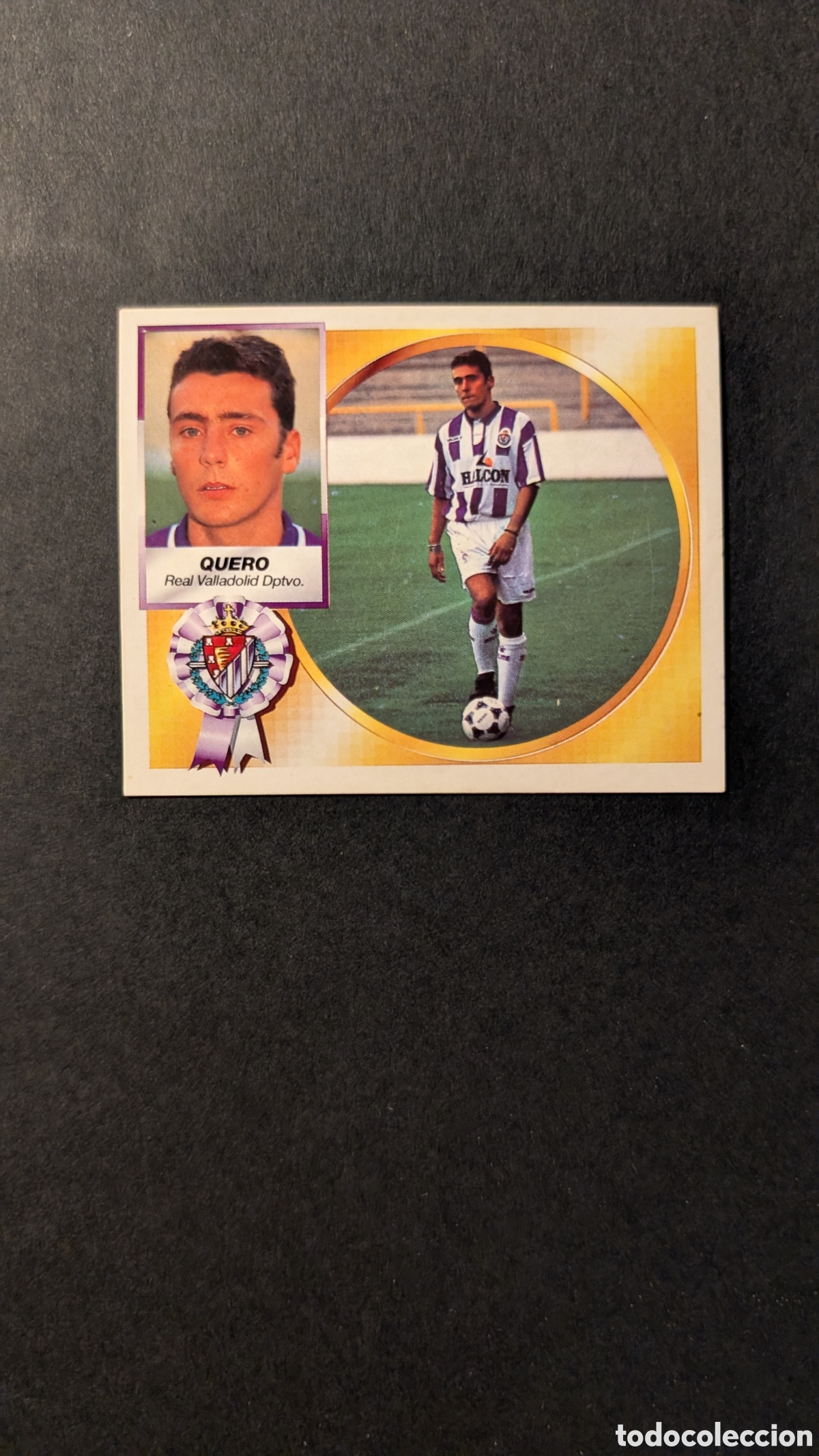 Cromos de F&uacute;tbol: QUERO VALLADOLID COLOCA LIGA ESTE 1994/95 NUNCA PEGADO SIN PEGAR