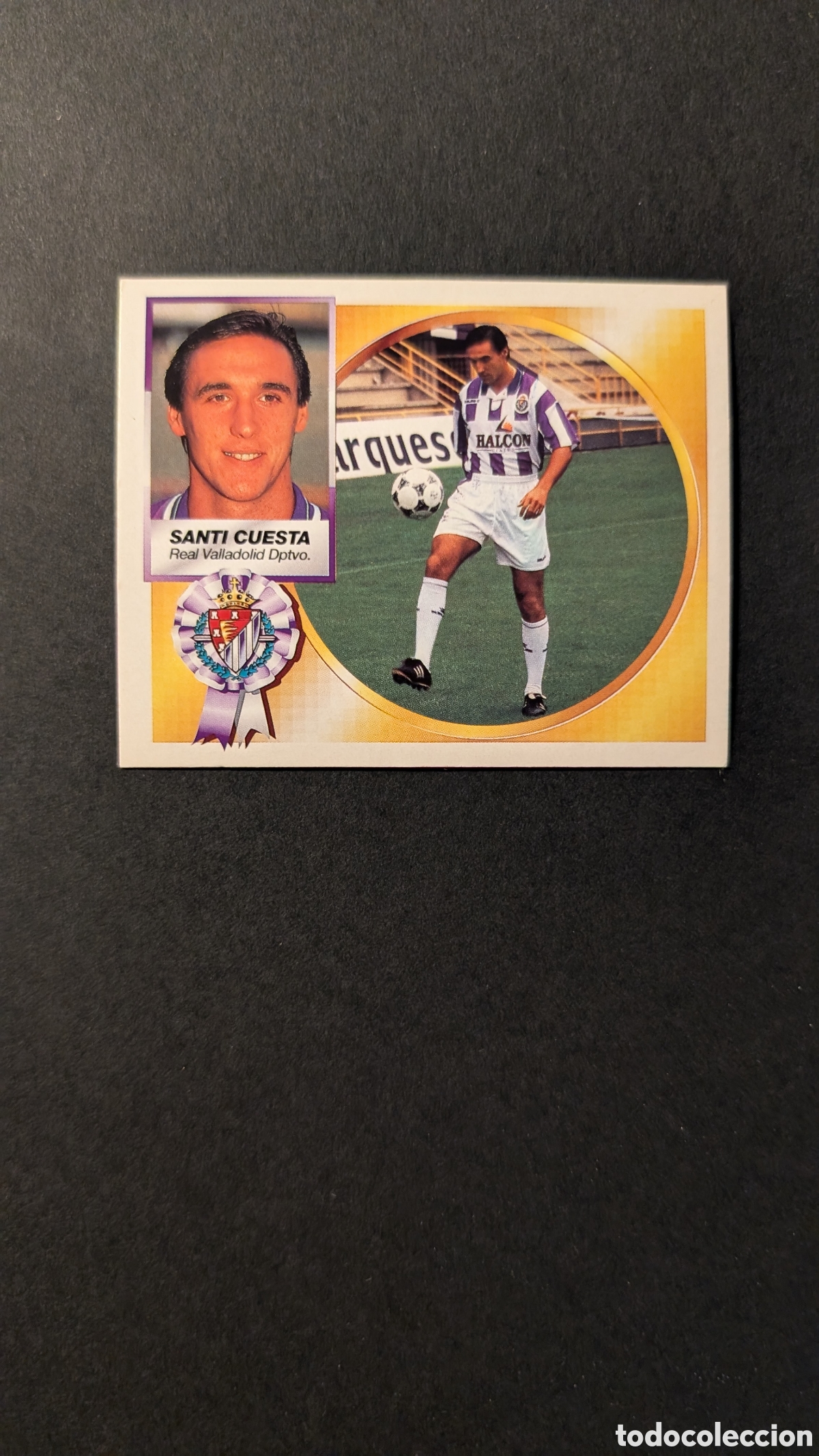 Cromos de F&uacute;tbol: SANTI CUESTA VALLADOLID COLOCA LIGA ESTE 1994/95 NUNCA PEGADO SIN PEGAR
