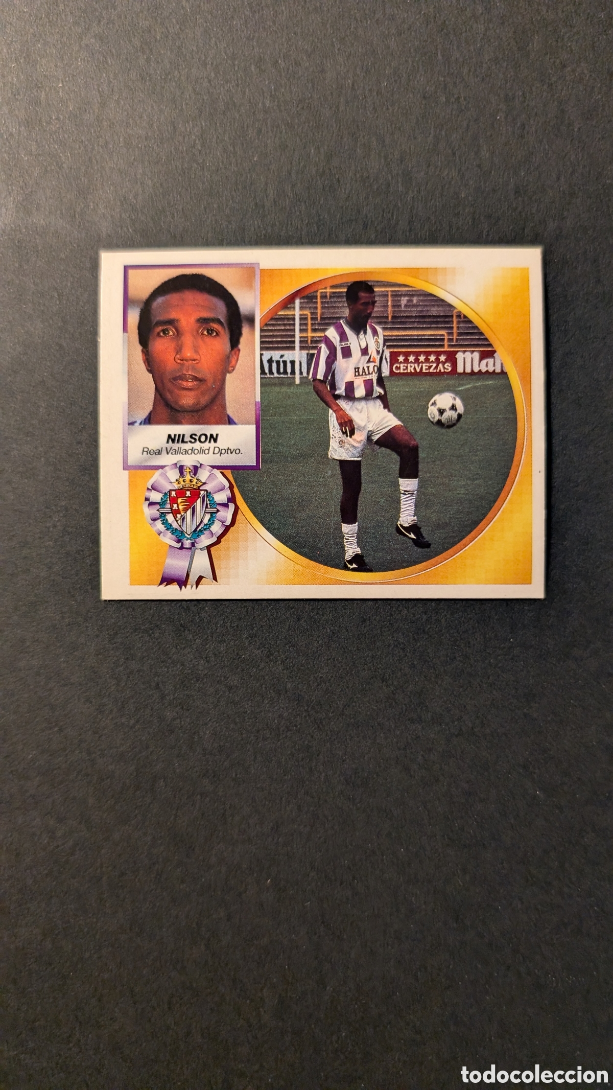 Fu&szlig;ball-Sticker: NILSON VERSION HALCON VALLADOLID COLOCA LIGA ESTE 1994/95 NUNCA PEGADO SIN PEGAR