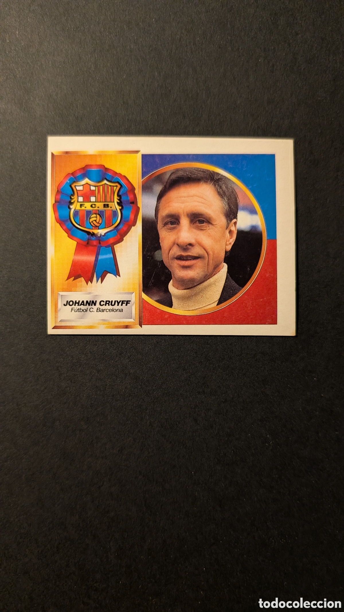 Cromos de F&uacute;tbol: CRUYFF ENTRENADOR BARCELONA LIGA ESTE 1994/95 NUNCA PEGADO SIN PEGAR