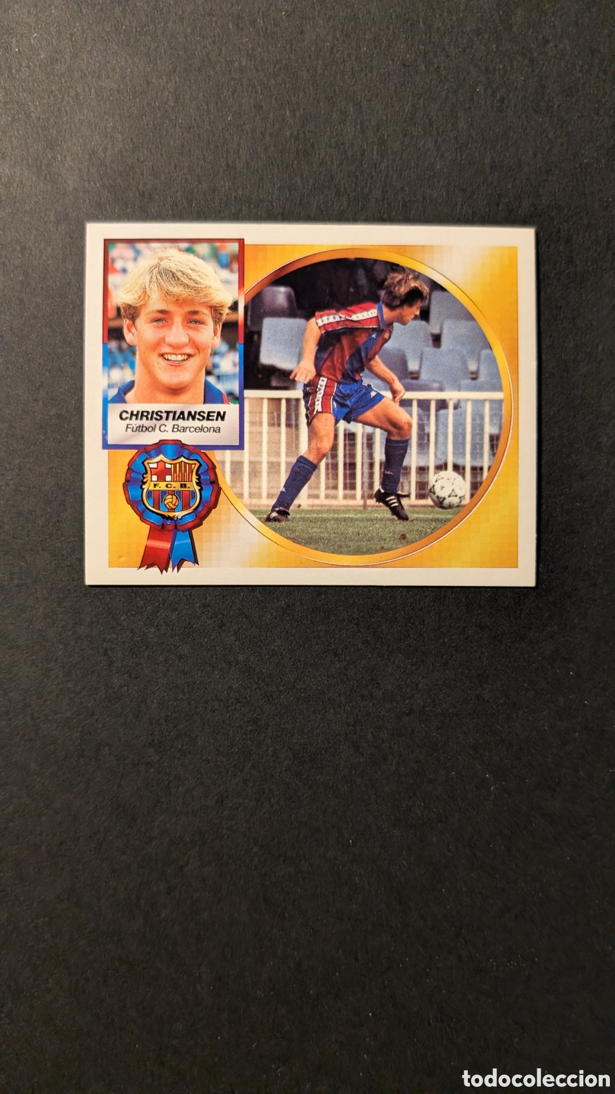 Cromos de F&uacute;tbol: CHRISTENSEN BAJA BARCELONA LIGA ESTE 1994/95 NUNCA PEGADO SIN PEGAR