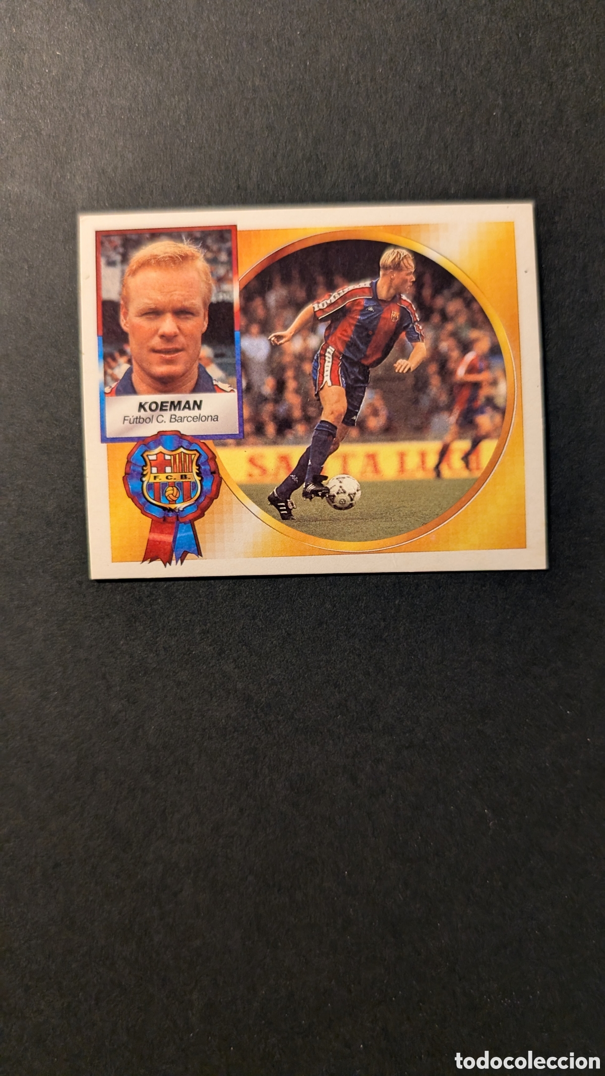 Cromos de F&uacute;tbol: KOEMAN BARCELONA LIGA ESTE 1994/95 NUNCA PEGADO SIN PEGAR