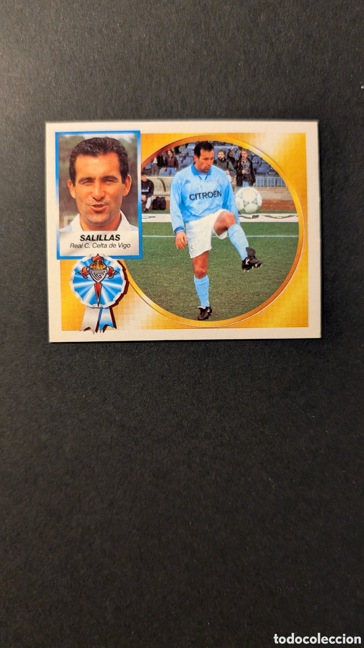 Cromos de F&uacute;tbol: SALILLAS CELTA BAJA LIGA ESTE 1994/95 NUNCA PEGADO SIN PEGAR