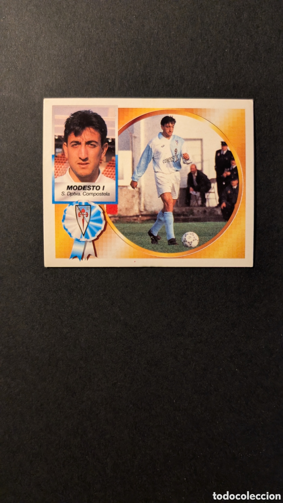 Cromos de F&uacute;tbol: MODESTO I COMPOSTELA BAJA LIGA ESTE 1994/95 NUNCA PEGADO SIN PEGAR