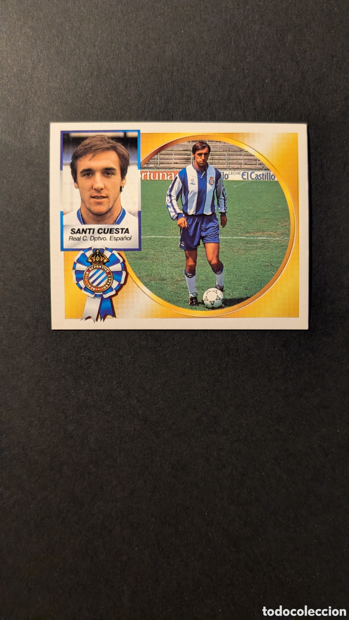 Cromos de F&uacute;tbol: SANTI CUESTA ESPA&Ntilde;OL BAJA LIGA ESTE 1994/95 NUNCA PEGADO SIN PEGAR