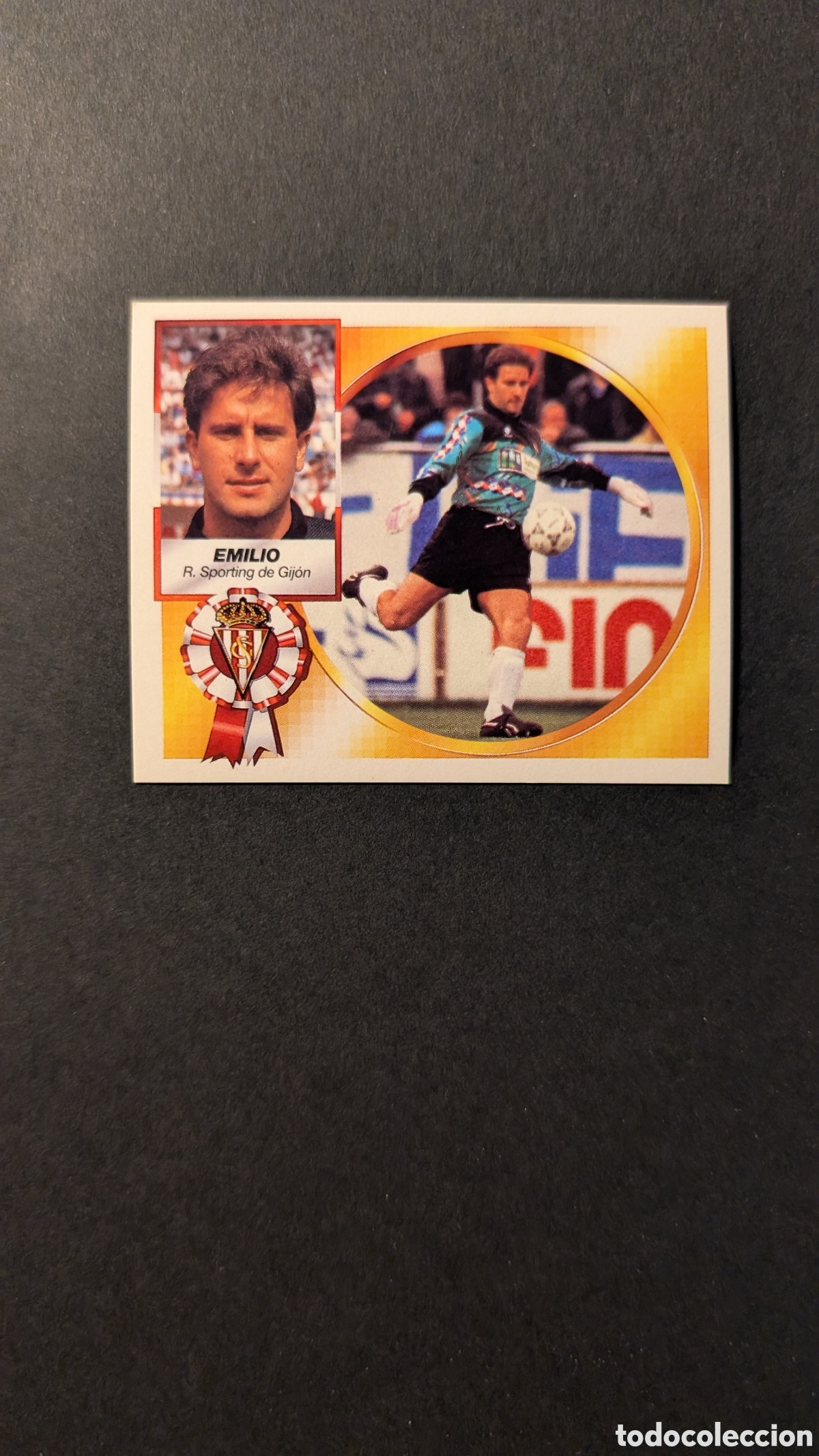Cromos de F&uacute;tbol: EMILIO SPORTING GIJON BAJA LIGA ESTE 1994/95 NUNCA PEGADO SIN PEGAR