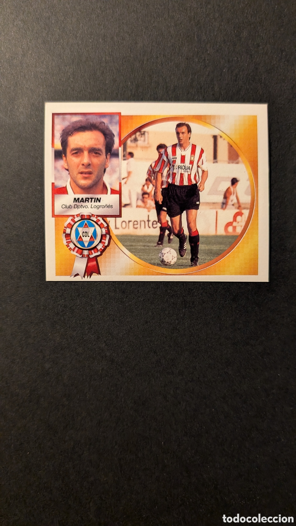 Cromos de F&uacute;tbol: MARTIN LOGRO&Ntilde;ES BAJA LIGA ESTE 1994/95 NUNCA PEGADO SIN PEGAR