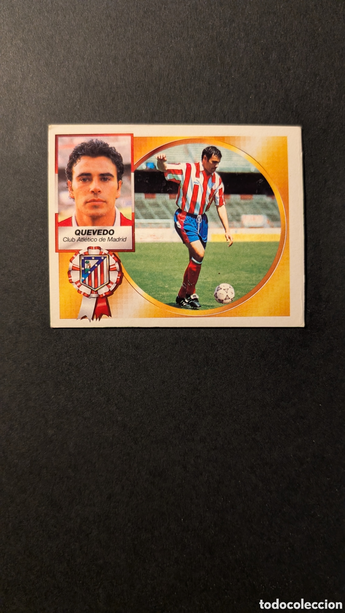 Cromos de F&uacute;tbol: QUEVEDO ATLETICO MADRID BAJA LIGA ESTE 1994/95 NUNCA PEGADO SIN PEGAR