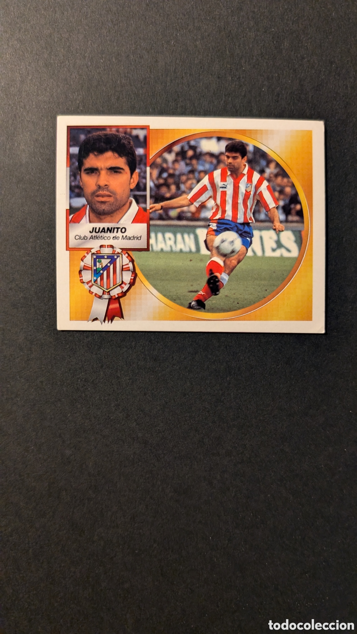 Cromos de F&uacute;tbol: JUANITO ATLETICO MADRID BAJA LIGA ESTE 1994/95 NUNCA PEGADO SIN PEGAR