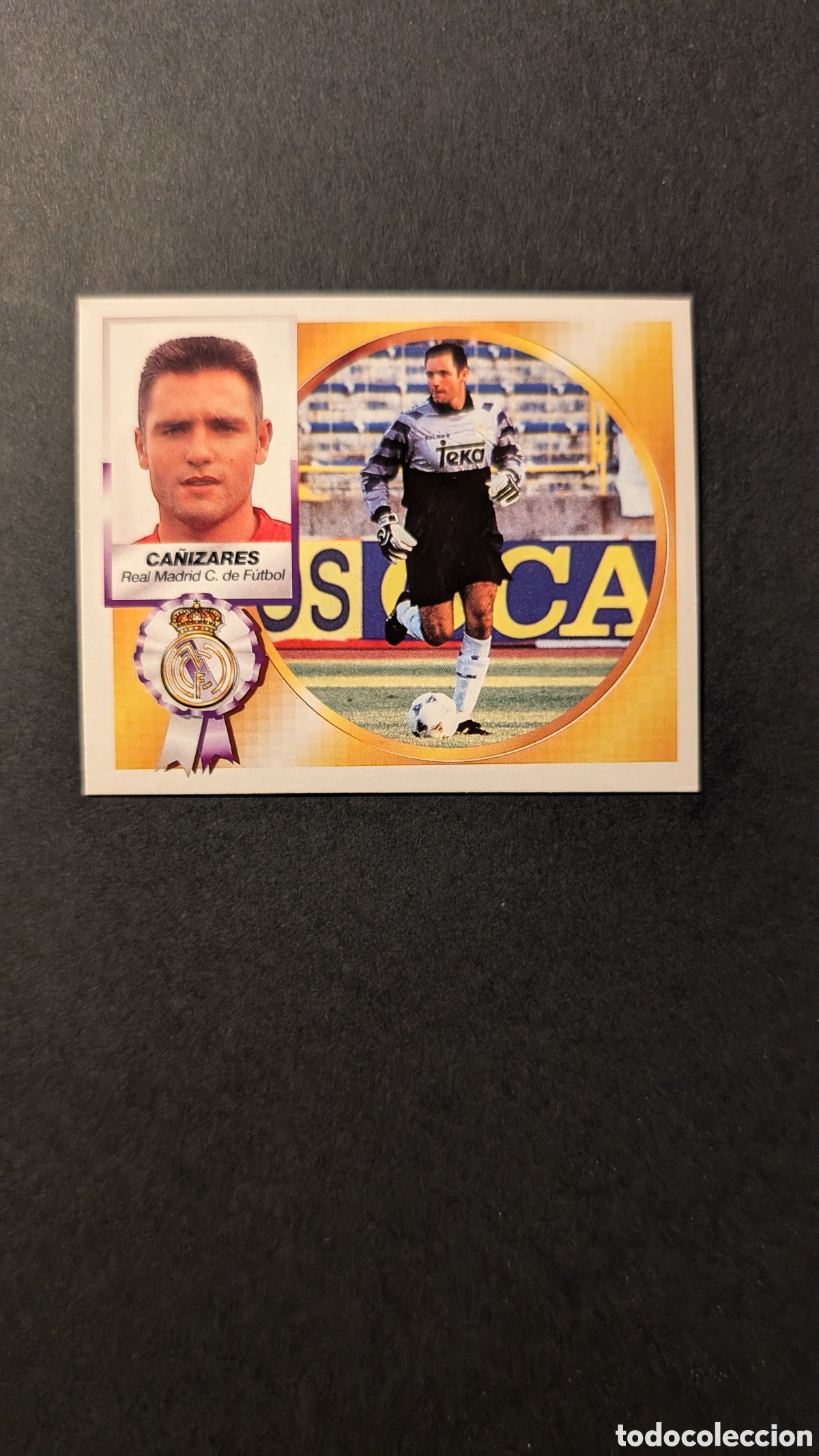 Cromos de F&uacute;tbol: CA&Ntilde;IZARES REAL MADRID VERSION LIGA ESTE 1994/95 NUNCA PEGADO SIN PEGAR