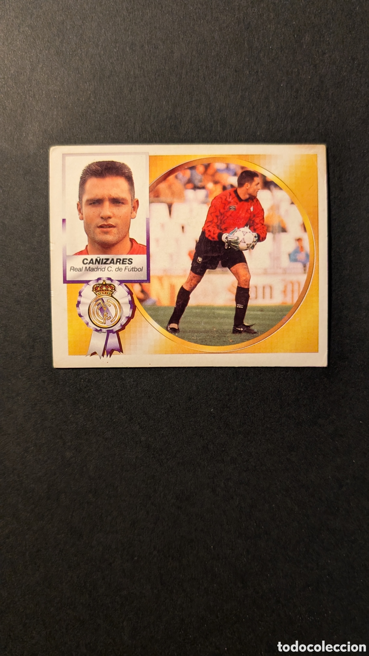 Cromos de F&uacute;tbol: CA&Ntilde;IZARES REAL MADRID VERSION LIGA ESTE 1994/95 NUNCA PEGADO SIN PEGAR