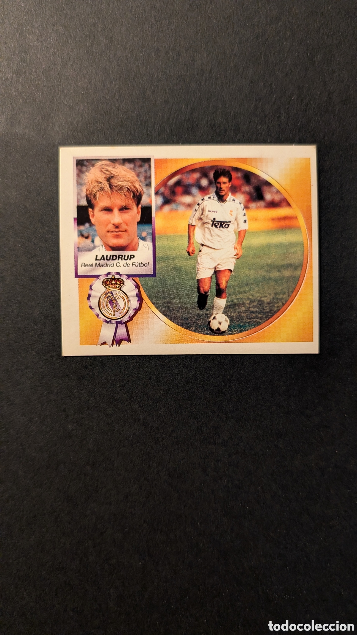 Cromos de F&uacute;tbol: LAUDRUP REAL MADRID VERSION LIGA ESTE 1994/95 NUNCA PEGADO SIN PEGAR