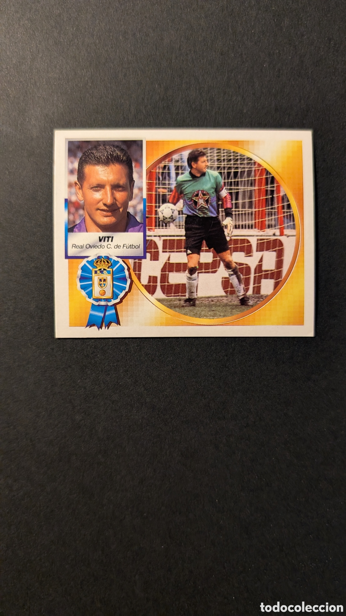 Cromos de F&uacute;tbol: VITI OVIEDO BAJA LIGA ESTE 1994/95 NUNCA PEGADO SIN PEGAR
