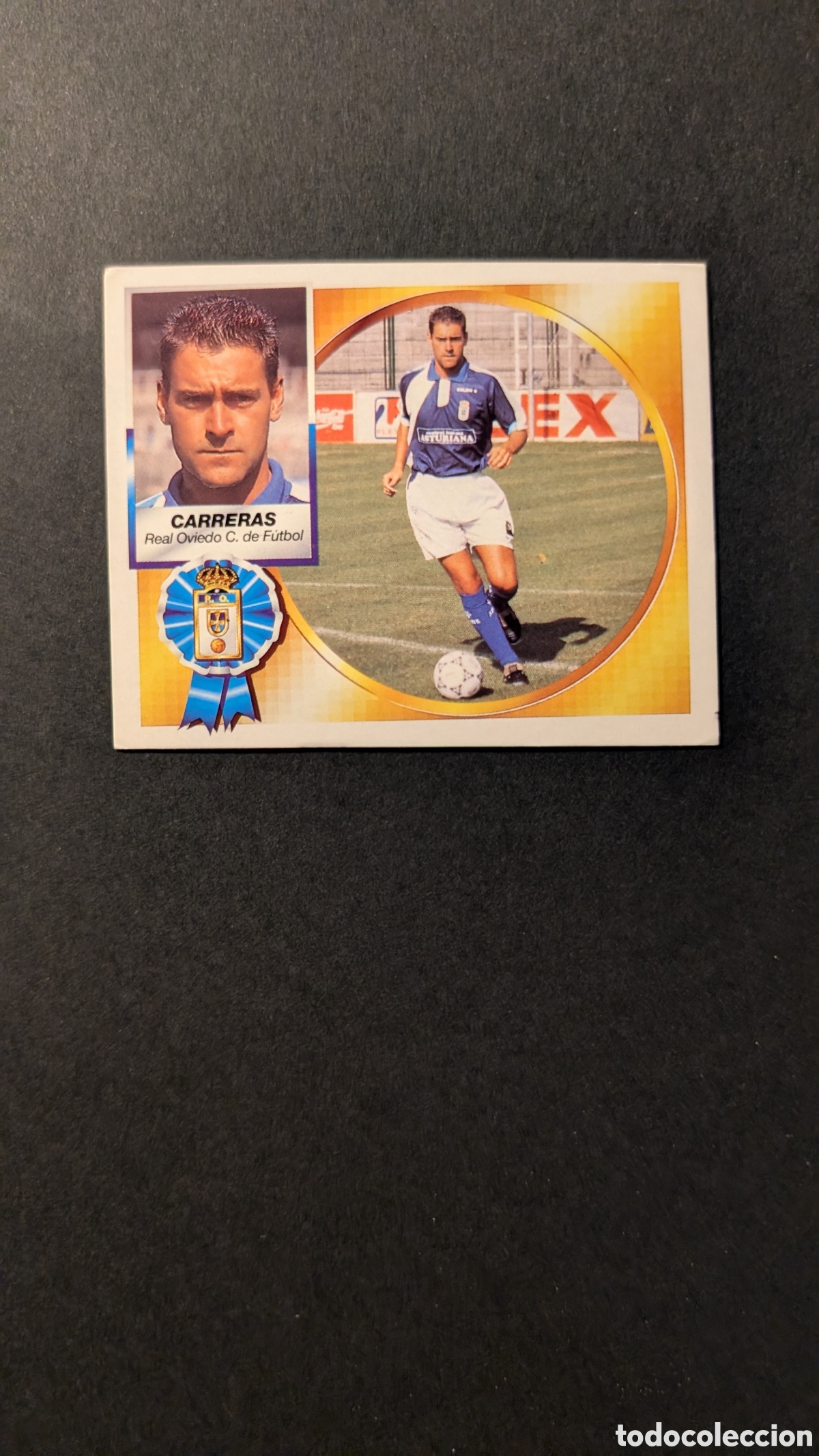 Cromos de F&uacute;tbol: CARRERAS OVIEDO BAJA LIGA ESTE 1994/95 NUNCA PEGADO SIN PEGAR