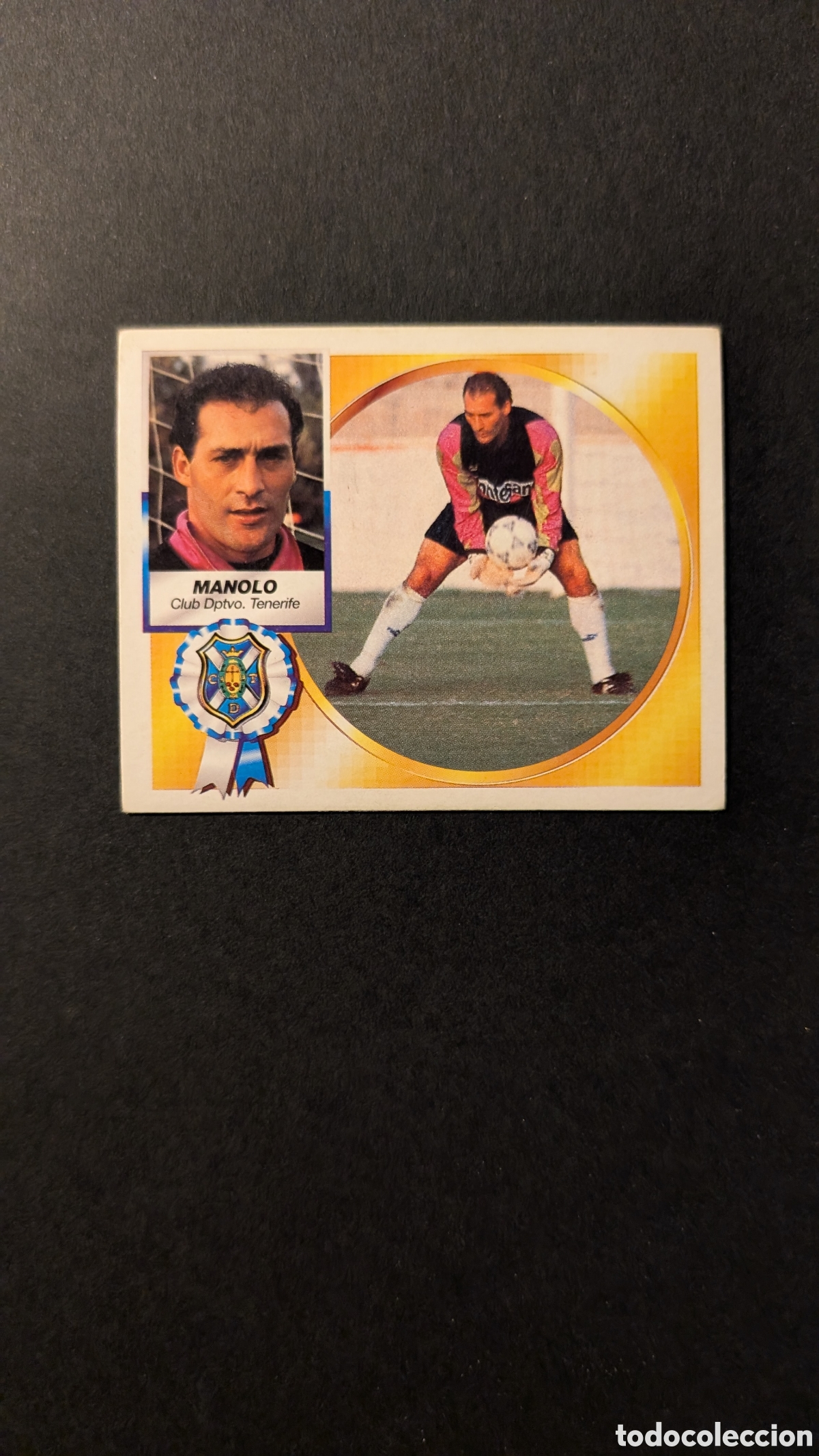Cromos de F&uacute;tbol: MANOLO TENERIFE BAJA LIGA ESTE 1994/95 NUNCA PEGADO SIN PEGAR