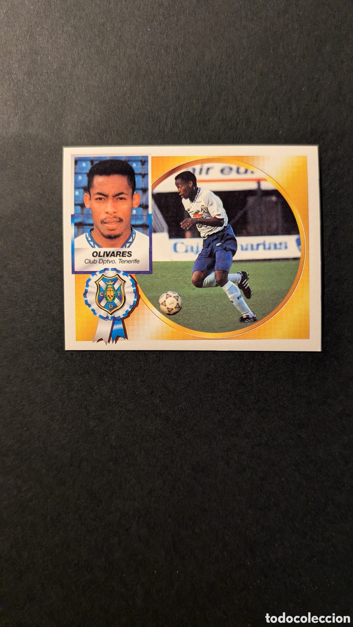 Cromos de F&uacute;tbol: OLIVARES TENERIFE BAJA LIGA ESTE 1994/95 NUNCA PEGADO SIN PEGAR