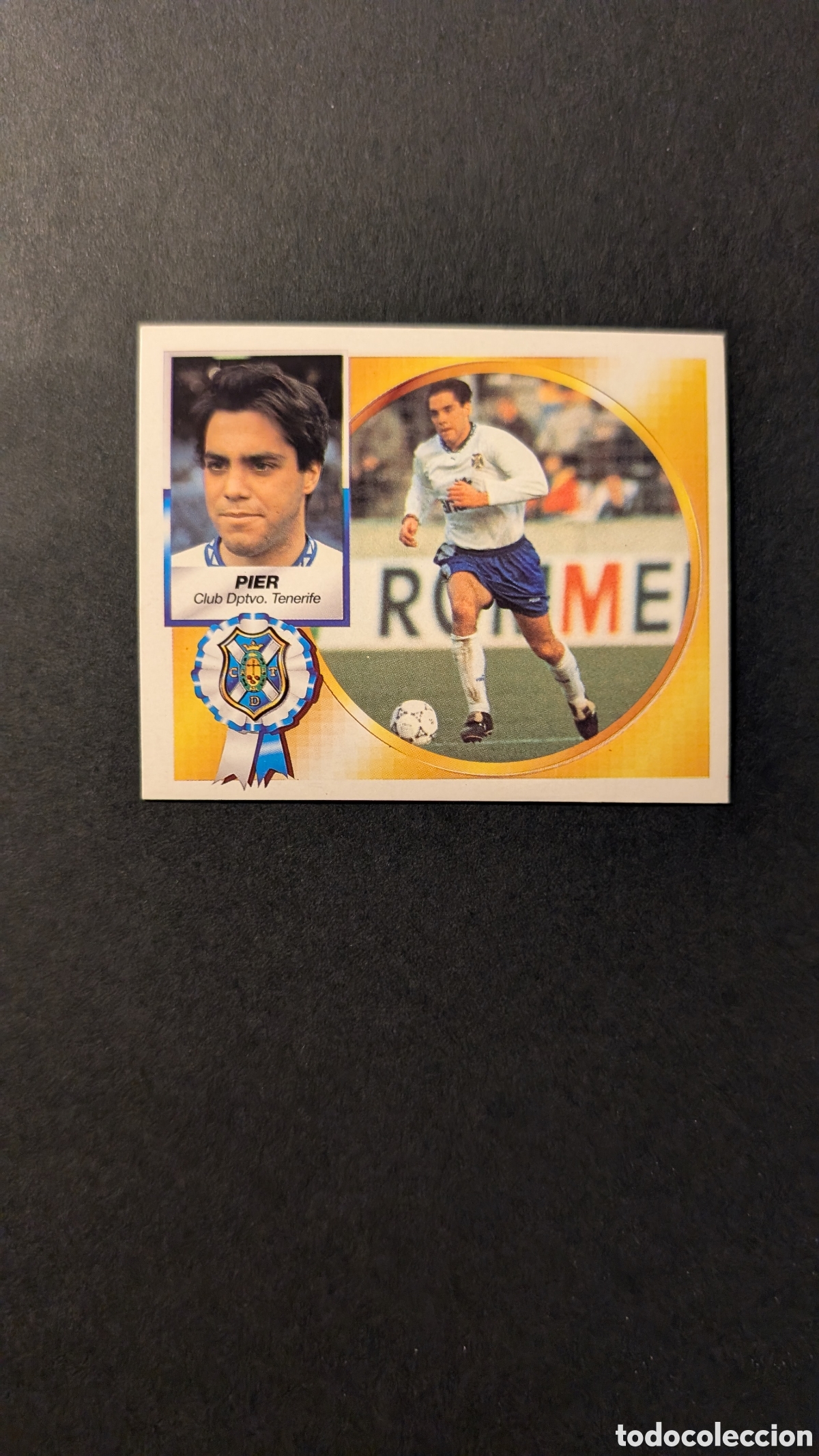Cromos de F&uacute;tbol: PIER TENERIFE BAJA LIGA ESTE 1994/95 NUNCA PEGADO SIN PEGAR